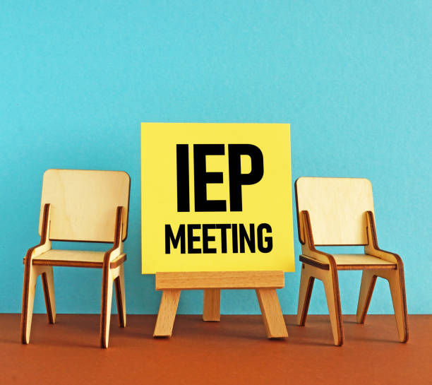 sign reads IEP Meeting